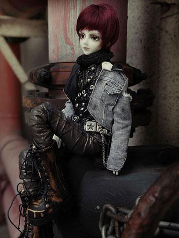 Wig 7in Rwigs45-11 of MSD BJD (Ball-jointed Doll)