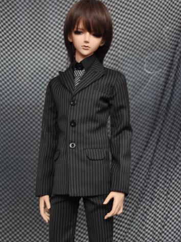 BJD Clothes Suit set with stripes for 70cm, SD, MSD Ball-jointed Doll