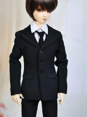 BJD Clothes Black suit set for 70cm, SD, MSD Ball-jointed Doll
