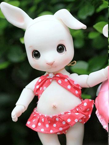 BJD Qiaqia 14cm rabbit Ball-jointed Doll