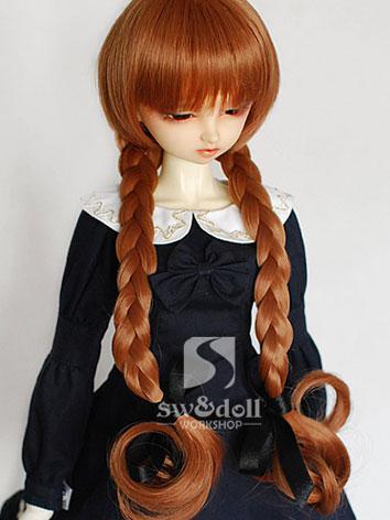 BJD Wig Long hair braided BW031 for SD/MSD/YO-SD