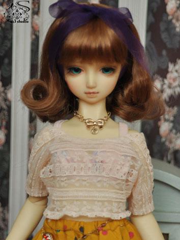 BJD Clothes Pink Tops Blouse for SD/MSD/DD Ball-jointed Doll
