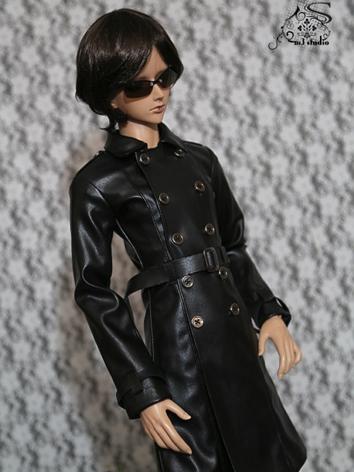BJD Clothes Black Coat for 70cm/SD/MSD Ball-jointed Doll_CLOTHING