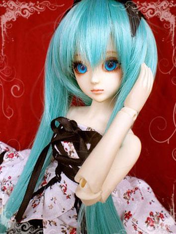 BJD Hatsune MIKU Green Wig for SD/MSD Size Doll Ball-jointed doll