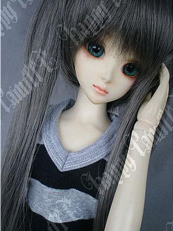 BJD Hatsune MIKU Gray Wig for SD/MSD Size Doll Ball-jointed doll