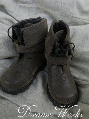 1/3 1/4 70cm Shoes Male Short Boots for 70cm/SD/MSD Ball-jointed Doll