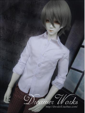 White Shirt Bussiness Outfit For Men BJD 70cm SD17 Uncle AOD AS Luts dollfie 