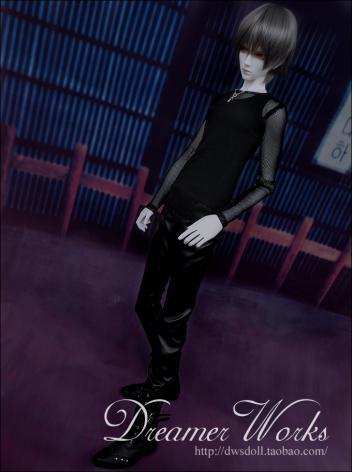 BJD Clothes Black Coat Boy for 70cm Ball-jointed Doll
