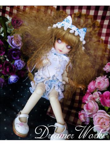 BJD Clothes Flower Cat Costume Set for Yo-SD Ball-jointed Doll
