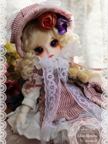 BJD Clothes Pink Green Autumn Afternoon for YSD Ball-jointed Doll