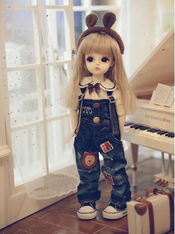 BJD Clothes Overalls Jeans for MSD/Yo-SD Ball-jointed Doll