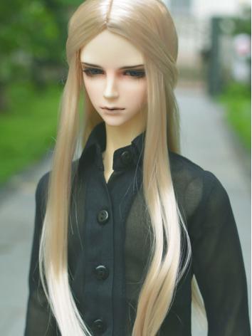 BJD Center Parted Wigs for SD Size Ball-jointed Doll