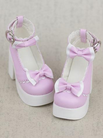 BJD Pink High-heel Shoes sh002 for SD Size Ball-jointed Doll