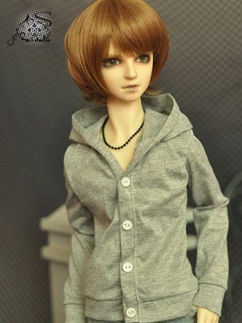 BJD Clothes Gray Coat Fit for SD BJD for 70cm/SD/MSD Ball-jointed Doll