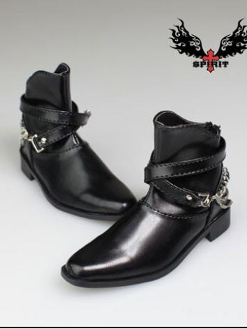 Bjd Shoes MALE Black Shoes DB-55 for 75cm Size Ball-jointed Doll