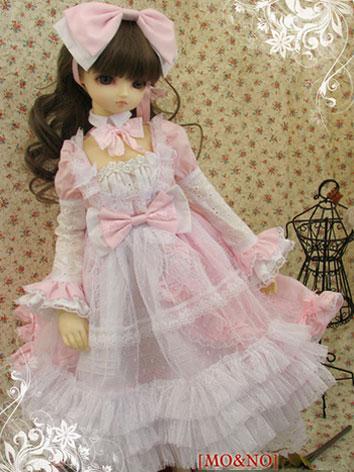 BJD Clothes Pink Dress Suit【Bowu】 for SD Ball-jointed Doll