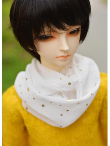BJD Decoration White Muffler A060 for 70cm/SD/MSD Ball-jointed doll