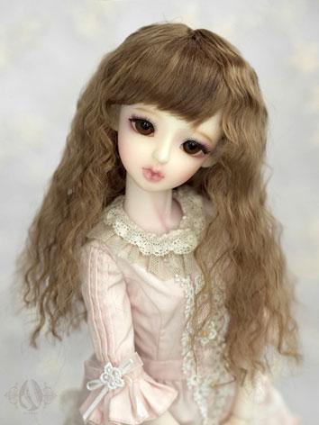 【Limited Edition】BJD 1/4 Moonlight Princess Brown Wig WG42023 for MSD Size Ball-jointed Doll