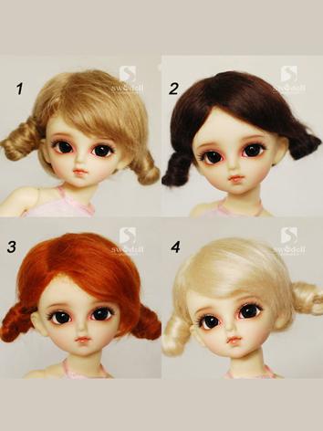 BJD Wig Girl Cute Wig JW072 for MSD Ball-jointed Doll