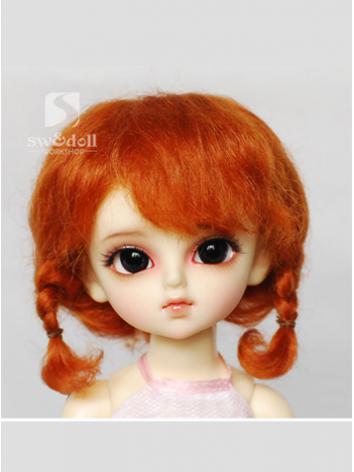 BJD Wig Girl Cute Wig JW073 for MSD Ball-jointed Doll
