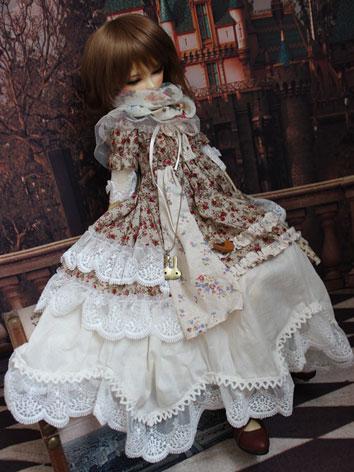 BJD Clothes Sweet Girl Dress Suit 【Liangguo】 for SD/MSD Ball-jointed Doll