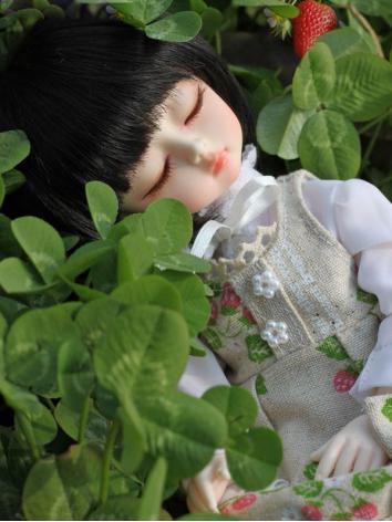 BJD Sleeping Strawberry 27cm Girl Ball Jointed Doll