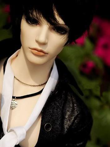 BJD Clothes Boy Black Shirt for MSD/SD/SD17/70cm Size Ball-jointed Doll