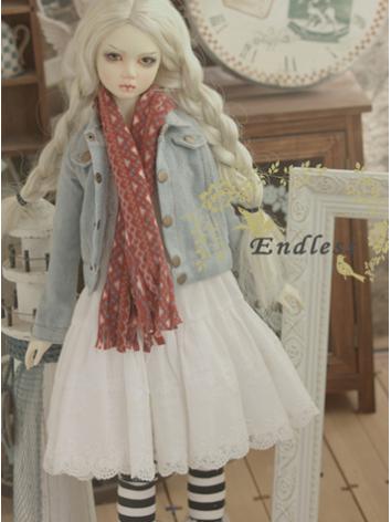 BJD Clothes Jeans Coat Dress Suit for YOSD Ball-jointed Doll