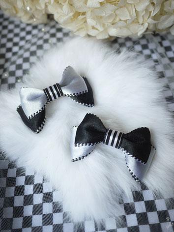 BJD Hairband Black&White Barrettes hair clips for SD/MSD/YOSD Ball-jointed doll