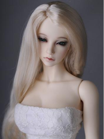 BJD Girl GOLD Long Hair for SD Size Ball-jointed Doll