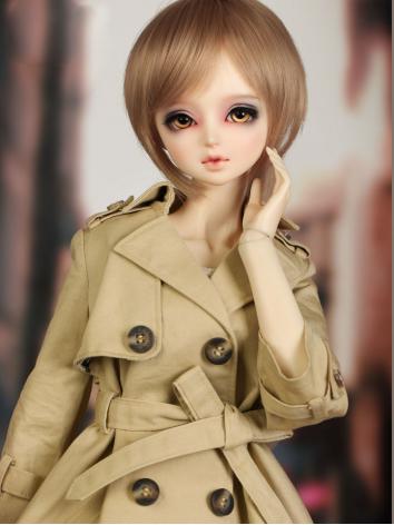 【Limited Edition】Bjd Clothes Girls 1/3 All-match wind coat/khaki CL3150316 for SD Ball-jointed Doll