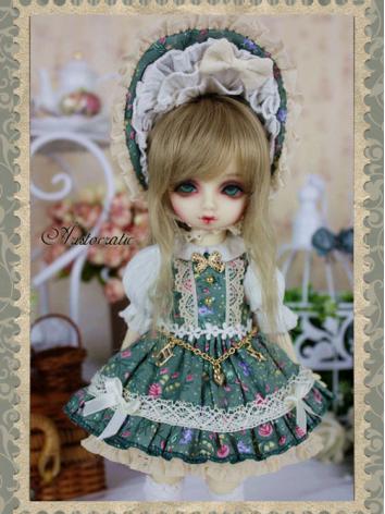 Bjd Clothes Girl Dress Suit Tea Rose for YO-SD Ball-jointed Doll