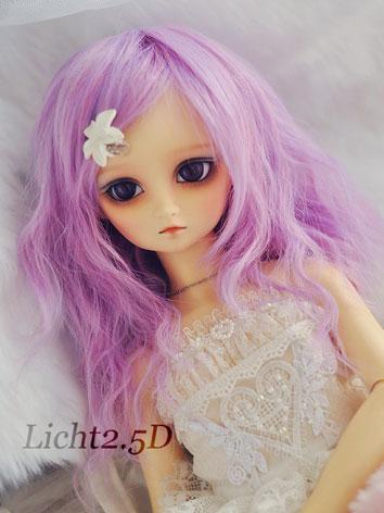 BJD Girl Purple Curly Wig NO.04 for SD/MSD/YSD Size Ball-jointed Doll