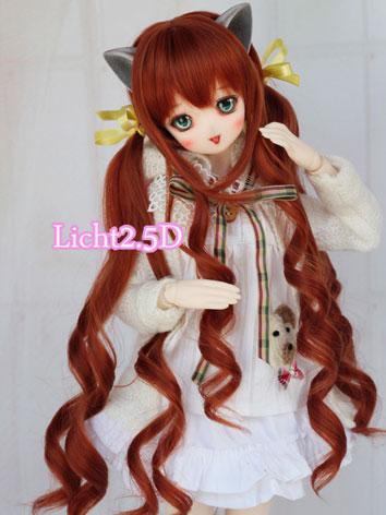BJD Girl Brown Wig for SD Size Ball-jointed Doll