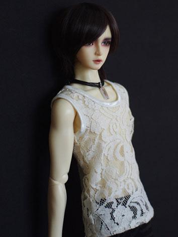 BJD Clothes Boy White Vest for SD/70cm Ball-jointed Doll
