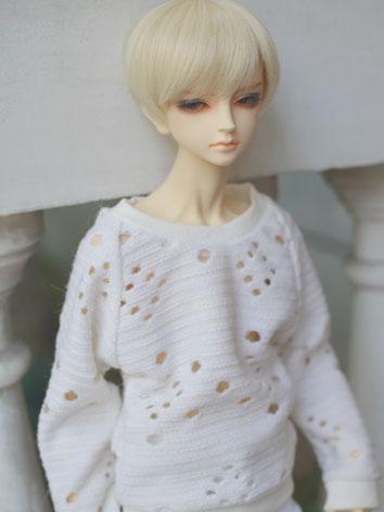 BJD Clothes White Sweater A144 for MSD/SD/70cm Size Ball-jointed Doll