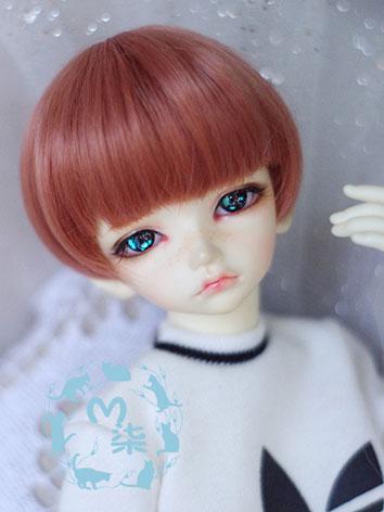 BJD Wig Boy/Girl Brown Wig for SD/MSD/YSD Size Ball-jointed Doll