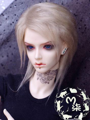 BJD Wool Wig Light Gold Wig for 70cm/SD/MSD/YSD Size Ball-jointed Doll