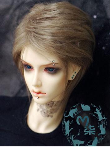 BJD Wool Wig Light Brown Wig for 70cm/SD/MSD/YSD Size Ball-jointed Doll