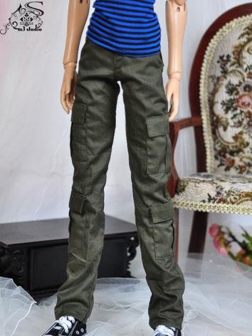 BJD Clothes Green Pants for MSD/SD Ball-jointed Doll