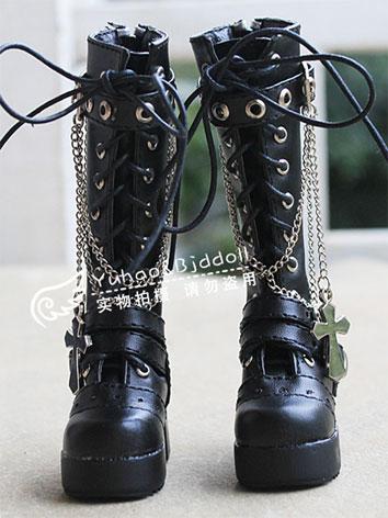 Bjd Shoes Black/White/Red/Pink Boots 8501 for MSD Size Ball-jointed Doll