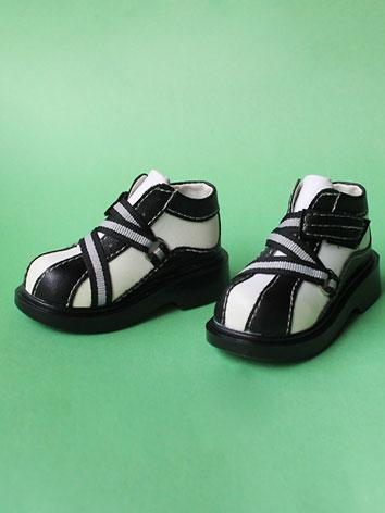 Bjd Shoes Boy/Girl Black&White Sports Shoes 8452 for SD Size Ball-jointed Doll