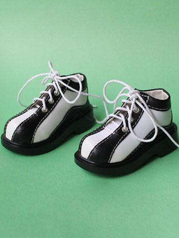 Bjd Shoes Boy/Girl Black&White Sports Shoes 8451 for SD Size Ball-jointed Doll
