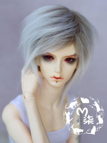 BJD Wool Wig Brown&White Wig for YSD/MSD/SD Size Ball-jointed Doll