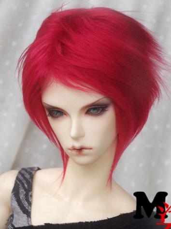 BJD Wool Wig Red Wig for YSD/MSD/SD Size Ball-jointed Doll