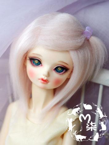 BJD Wool Wig Pink Wig for YSD/MSD/SD Size Ball-jointed Doll