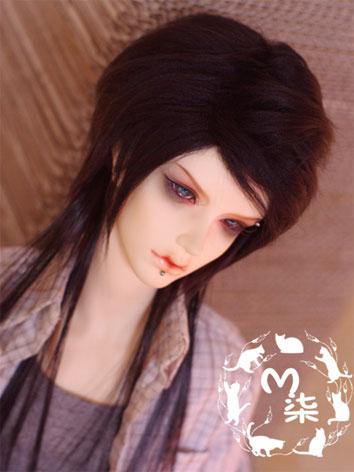 BJD Wig Black Hair for MSD/SD Size Ball-jointed Doll