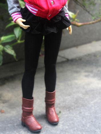 BJD Clothes Black/Pink/Gray Leggings for SD/MSD/YOSD Ball-jointed Doll