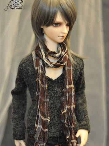 BJD Clothes Gray Sweater for SD/MSD Ball-jointed Doll