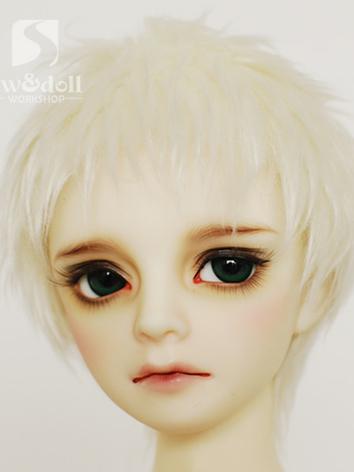 BJD Wool Wig White Short Wig for SD/MSD/YSD Ball Jointed Doll